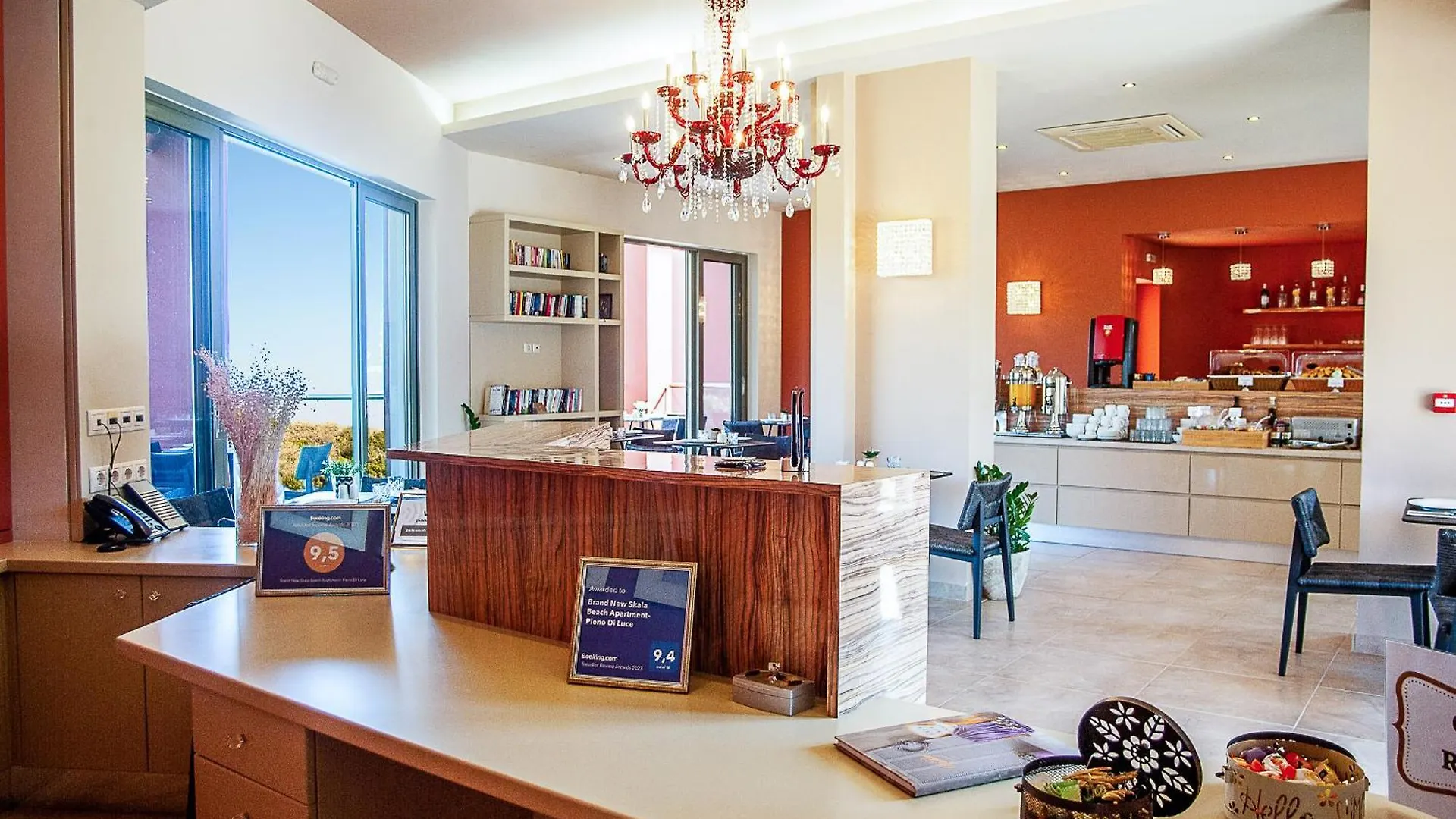 Lägenhet Brand New Skala Beach Apartment- Pieno Di Luce Grekland